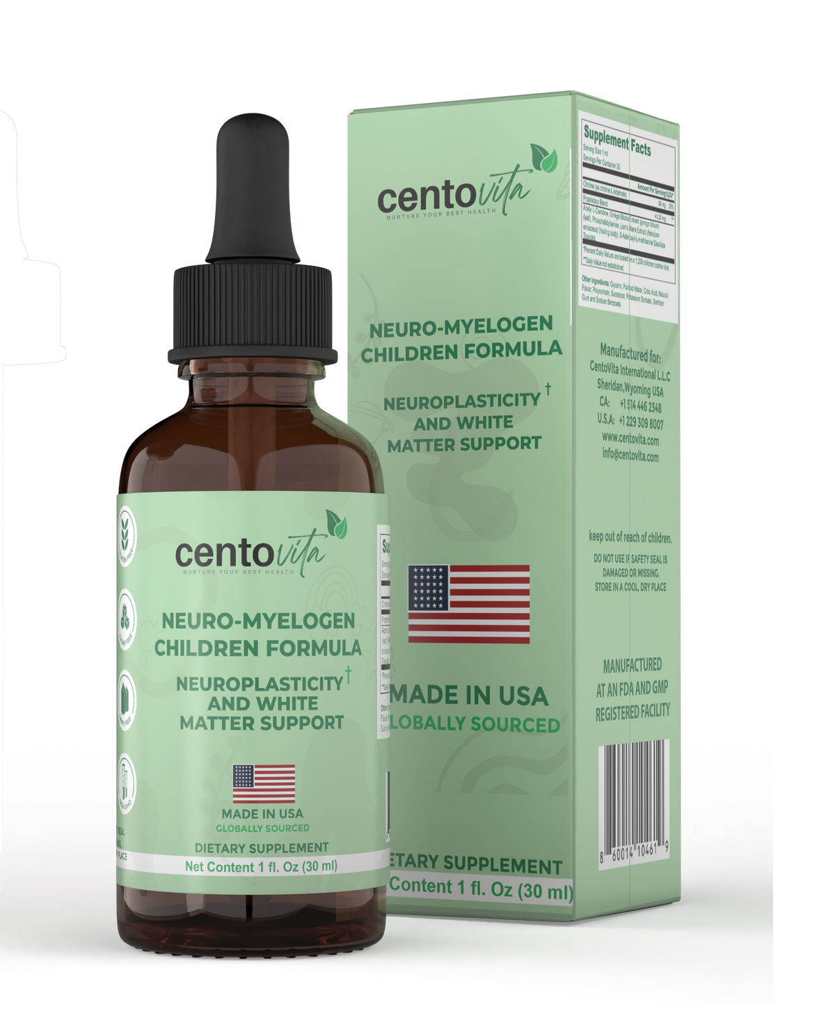 NEUROMYELOGEN FORMULA: NEUROPLASTICITY AND BRAIN'S WHITE MATTER HEALTH SUPPORT