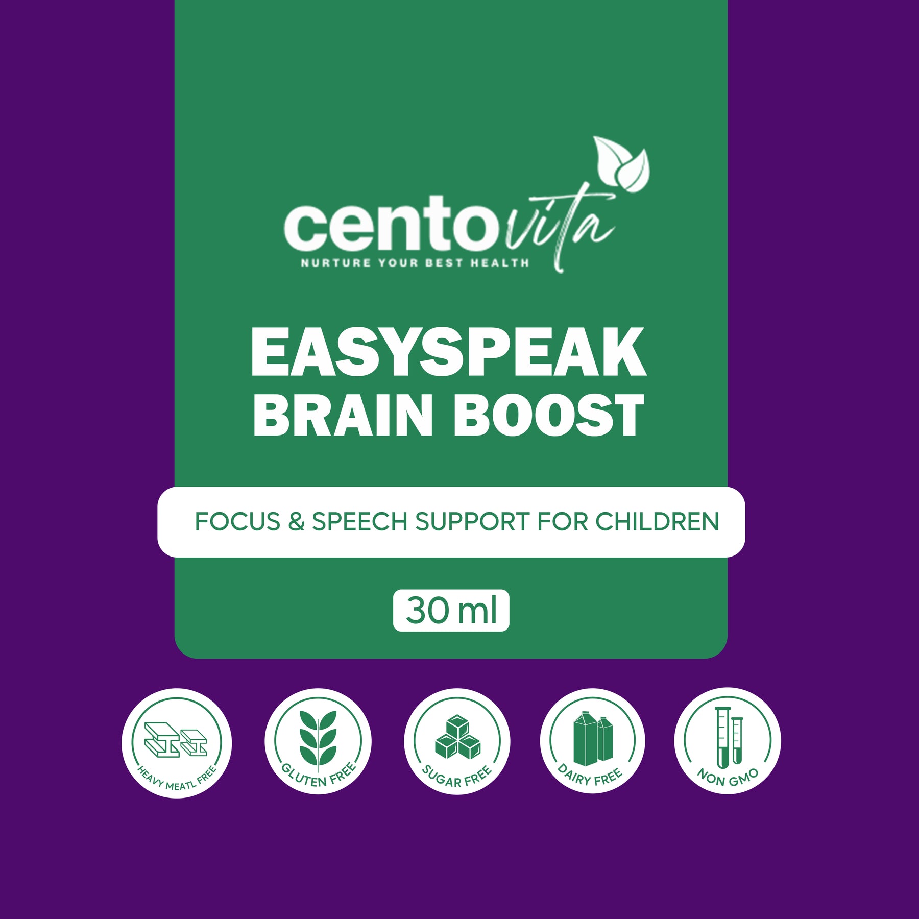 EasySpeak Brain Boost: Focus & Speech Support for Children