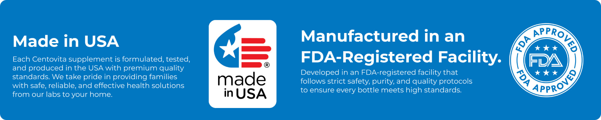 Trusted nutritional solutions for growing families, thoughtfully developed and proudly manufactured in the USA with a focus on quality, consistency, and care.