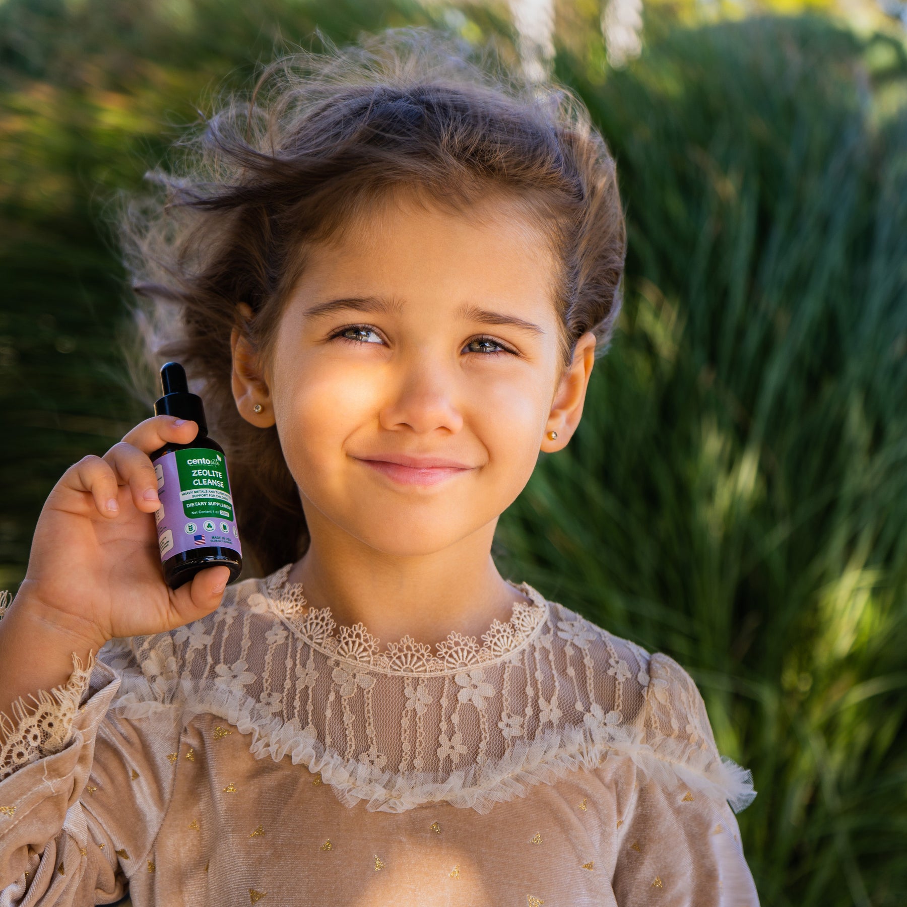 Zeolite Cleanse gentle heavy metal and toxin detox drops for kids ‚Centovita Development Booster ‚ Made in USA ‚Autism support supplement