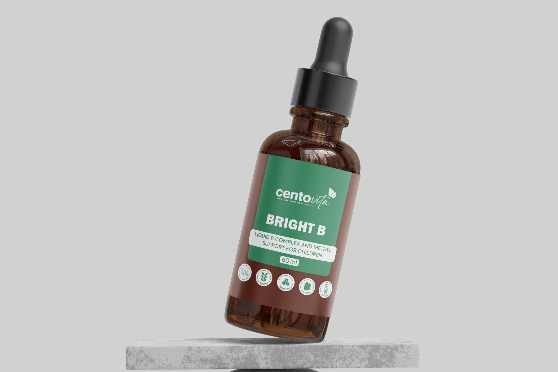 Bright B: Liquid B Complex and Methyl Support for Children