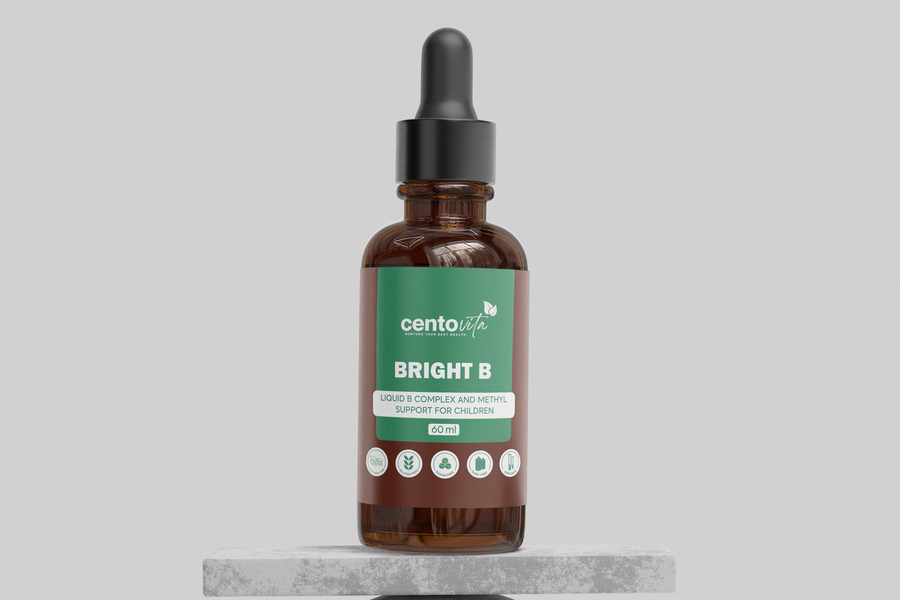 Bright B: Liquid B Complex and Methyl Support for Children