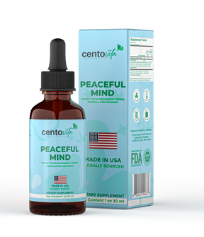 Peaceful Minds – Children’s Calming Supplement with Magnesium & Herbal Blend for Focus | Centovita